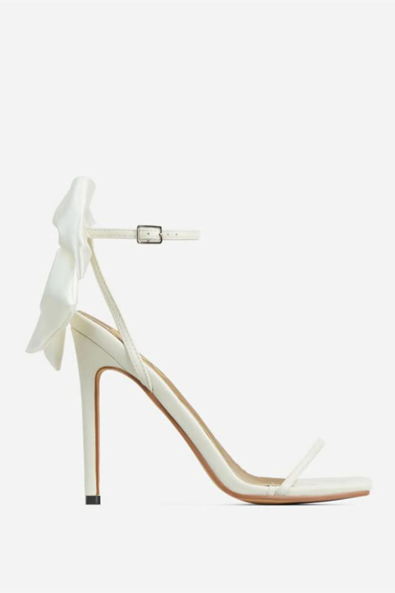 Amozae-Bow Ankle Strap High Heels