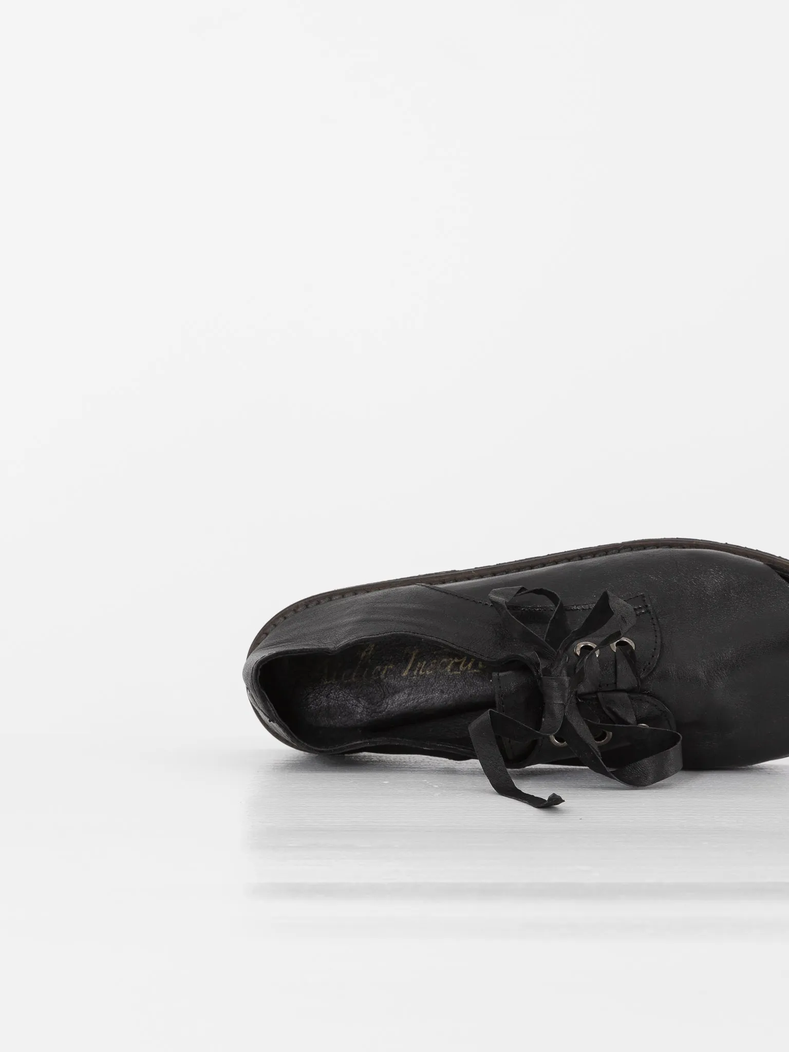 Atelier Inscrire Luis Tie Shoe, Black