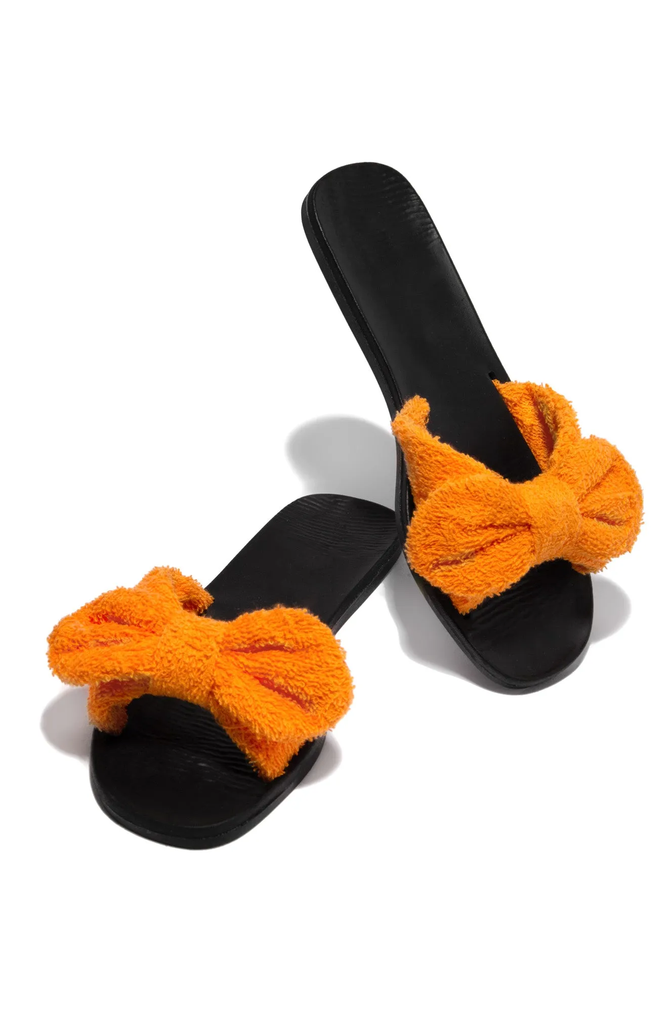 Beach Paradise Slip On Sandals - Orange
