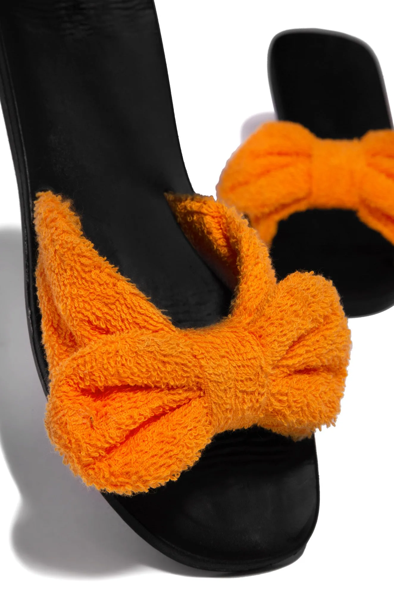 Beach Paradise Slip On Sandals - Orange