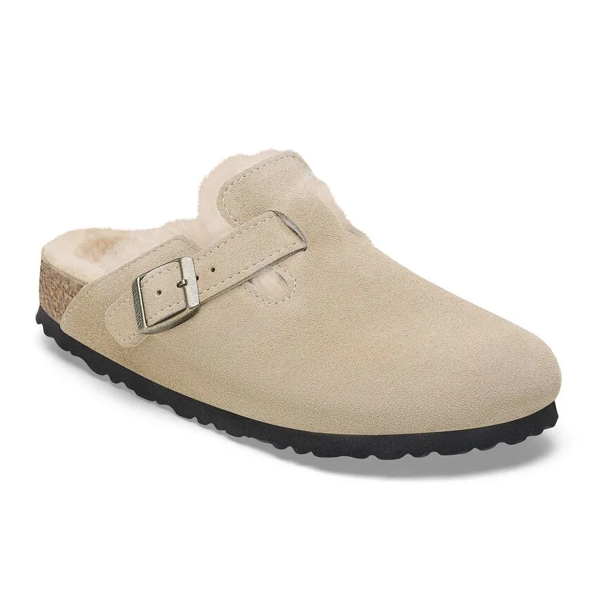 BOSTON SHEARLING SUEDE LEATHER | TAUPE