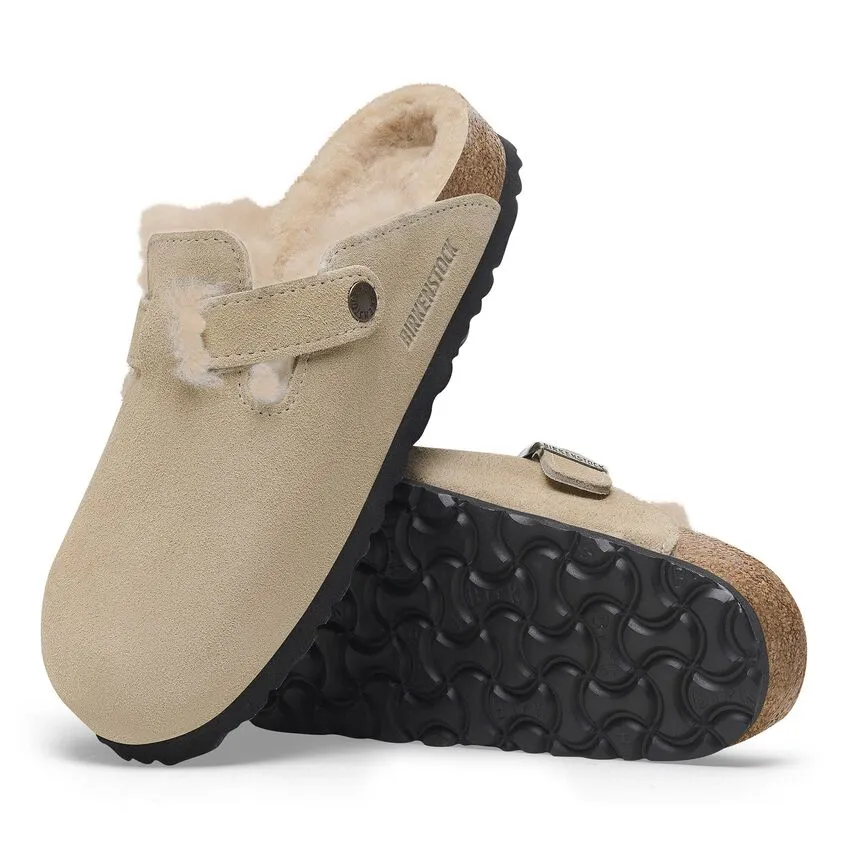 BOSTON SHEARLING SUEDE LEATHER | TAUPE