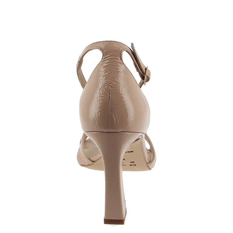 Brazilio 59319 Nude Patent Heeled Sandal