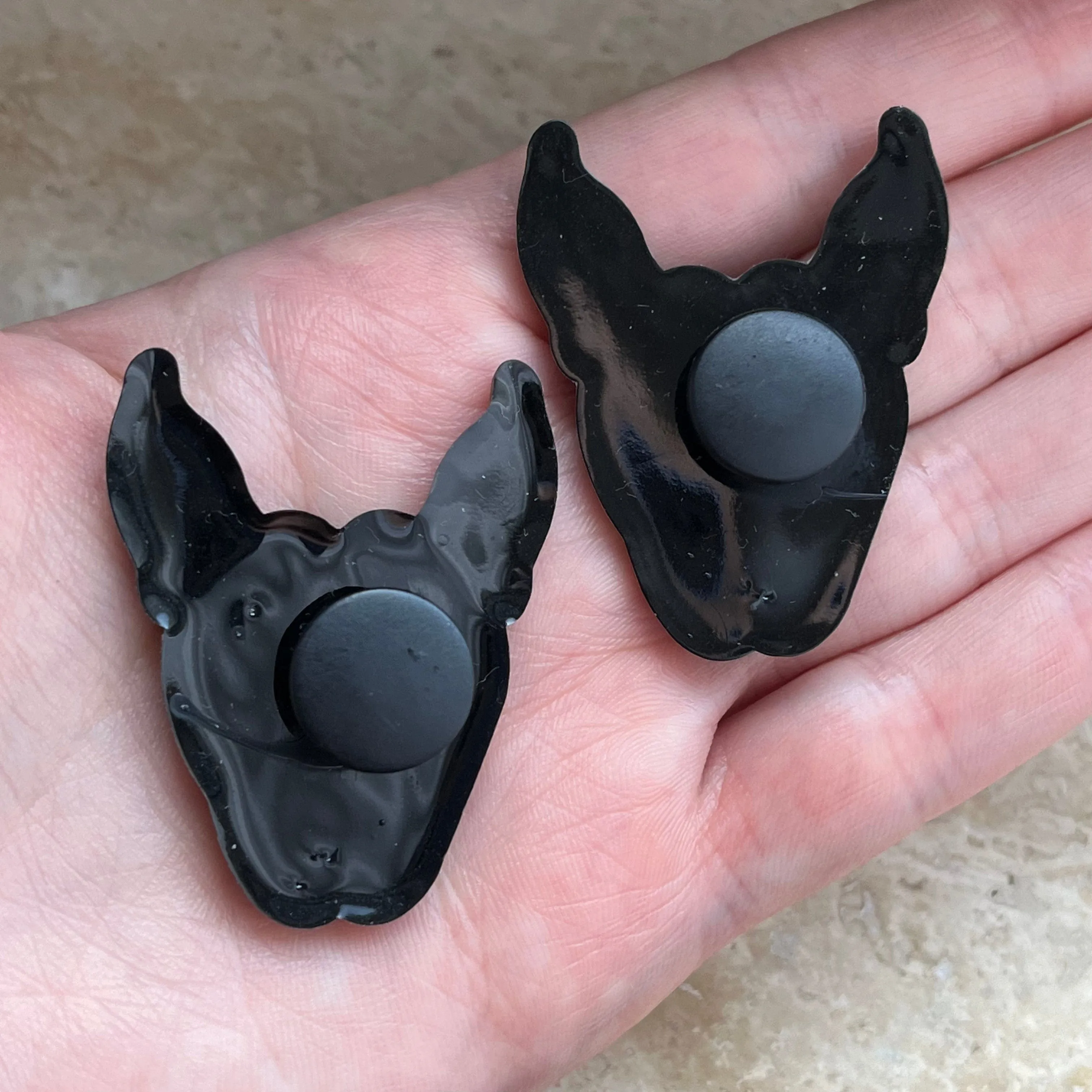 Bull Terrier Crocs Pins Set