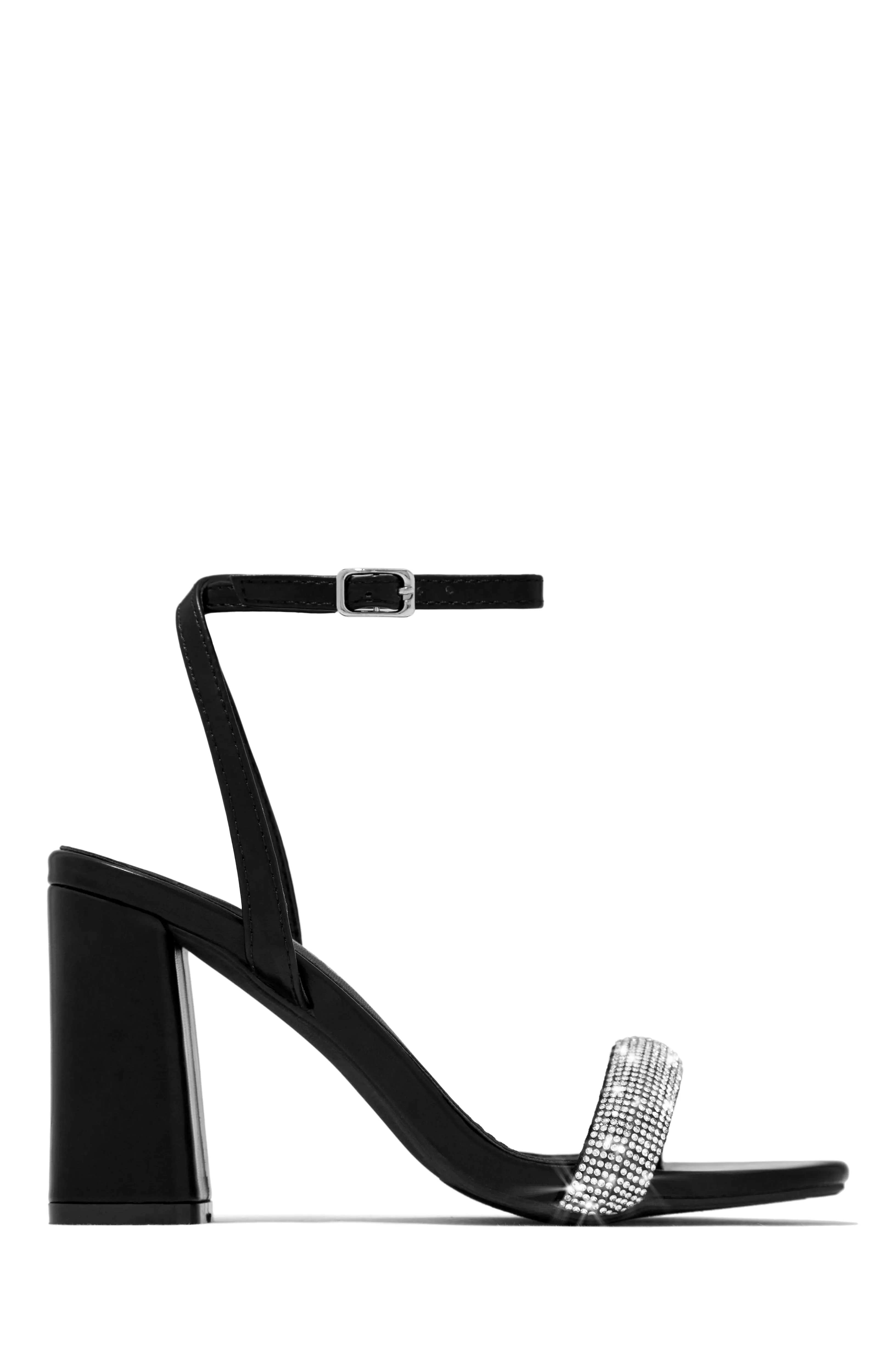 Devine Dreams Embellished Chunky Heels - Pink