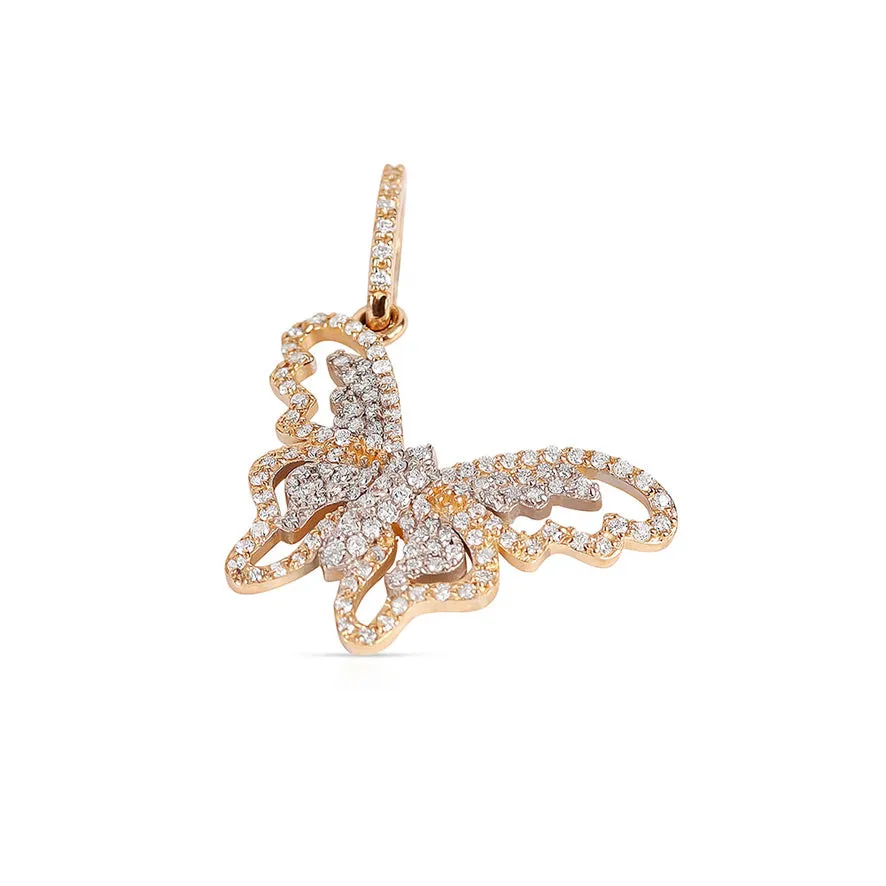 DIAMOND BUTTERFLY CHARM