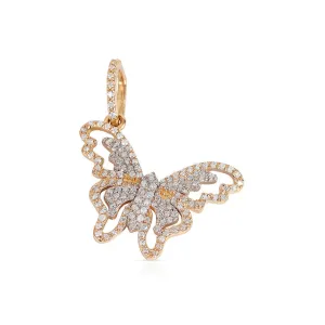 DIAMOND BUTTERFLY CHARM