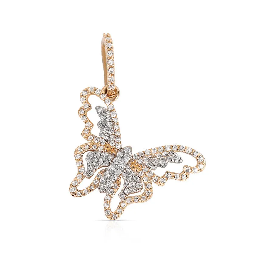 DIAMOND BUTTERFLY CHARM