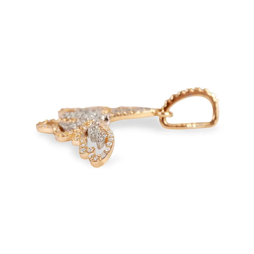 DIAMOND BUTTERFLY CHARM