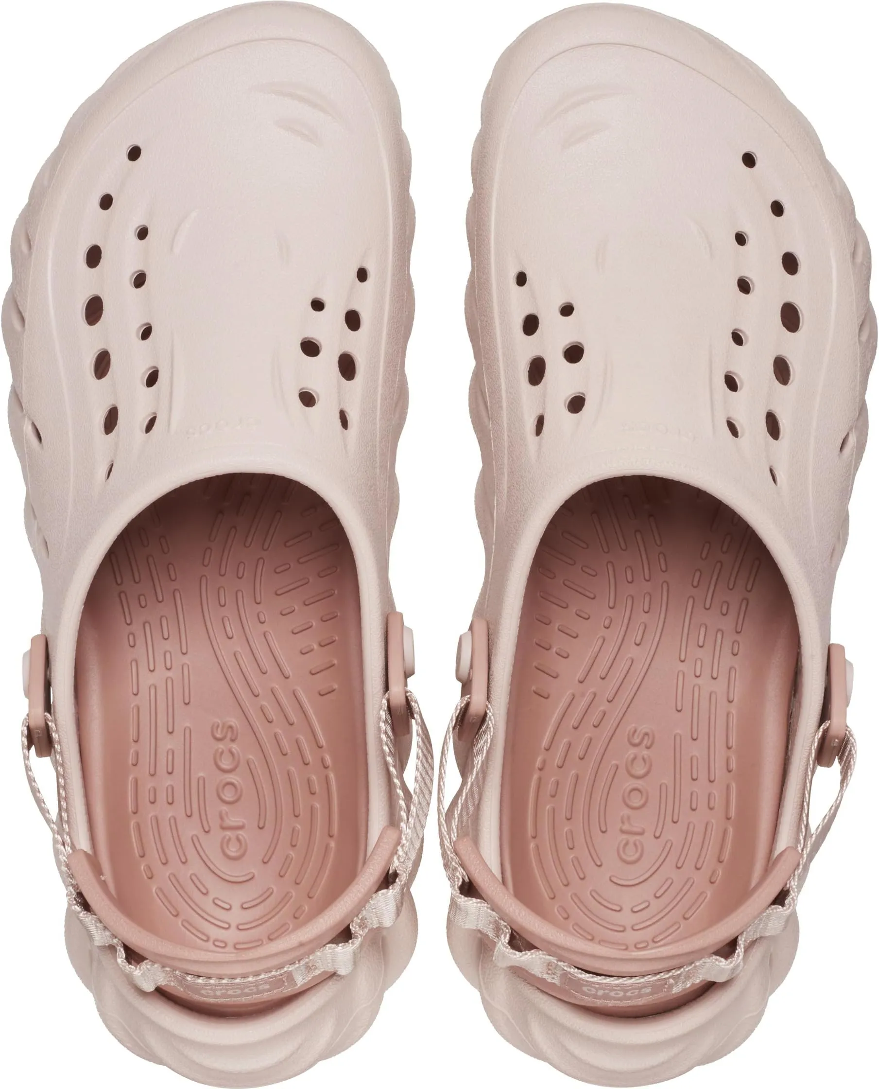Echo Clog Crocs, Pink Clay