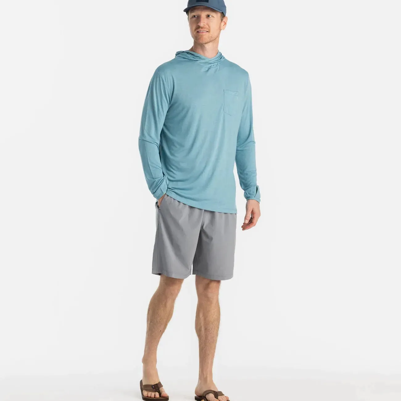 Free Fly Men's Breeze Short – 8" in Slate