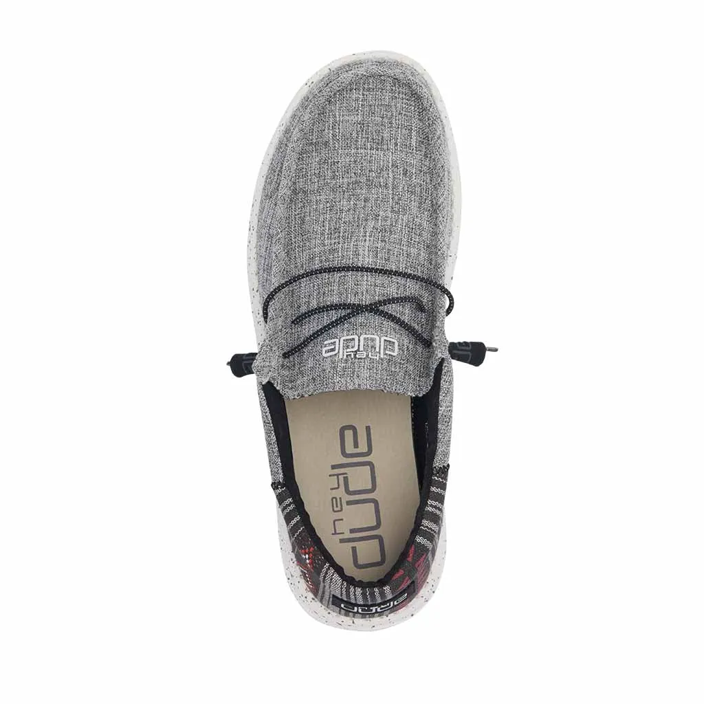 HEY DUDE MEN'S WALLY FUNK BLACK AZTEC-110414864