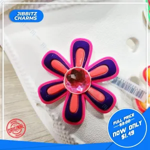 Jibbitz - Rhinestone - Flower 12