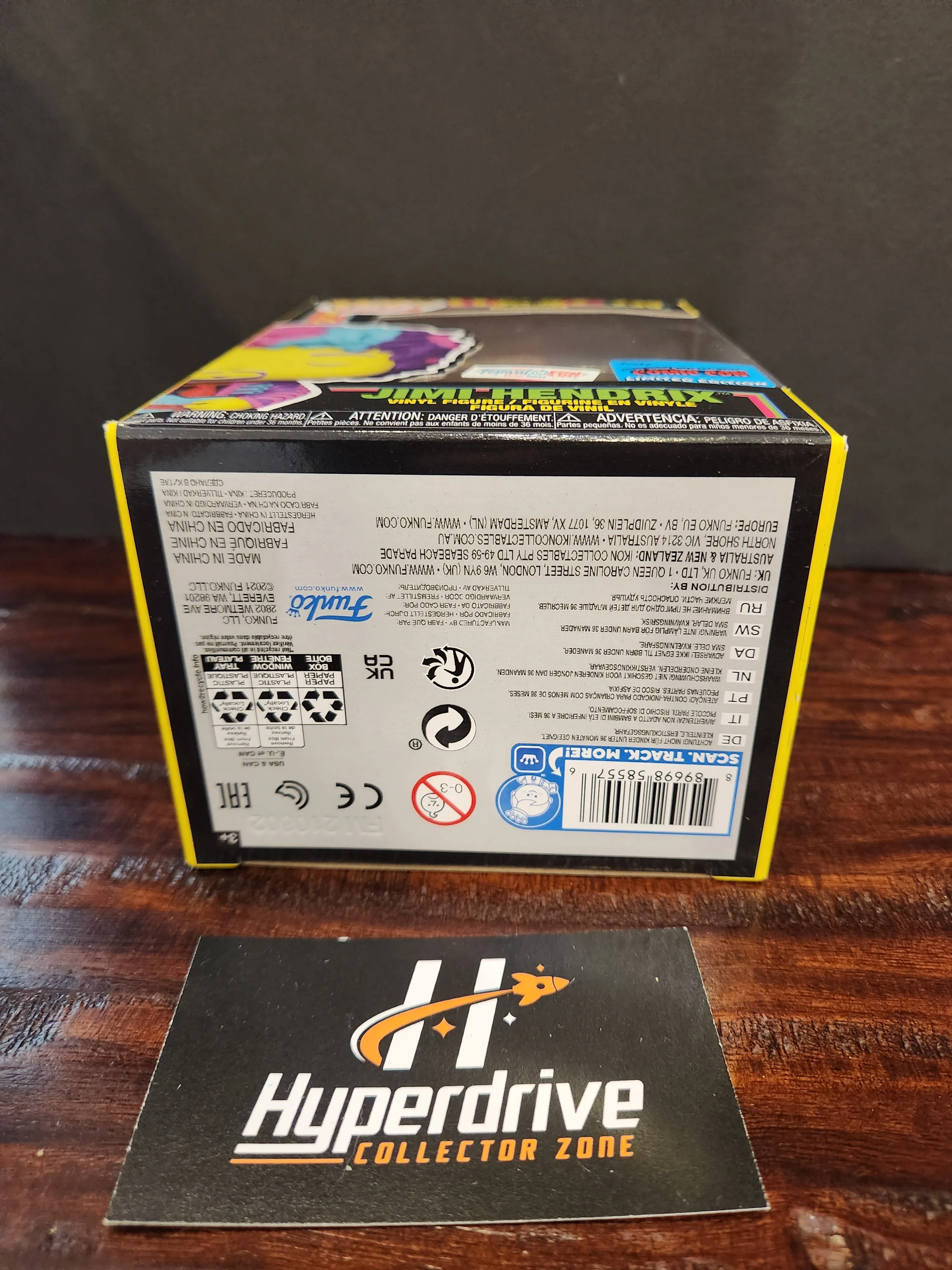 Jimi Hendrix Blacklight Funko PoP! Vinyl Figure NYCC / Festival of Fun Exclusive