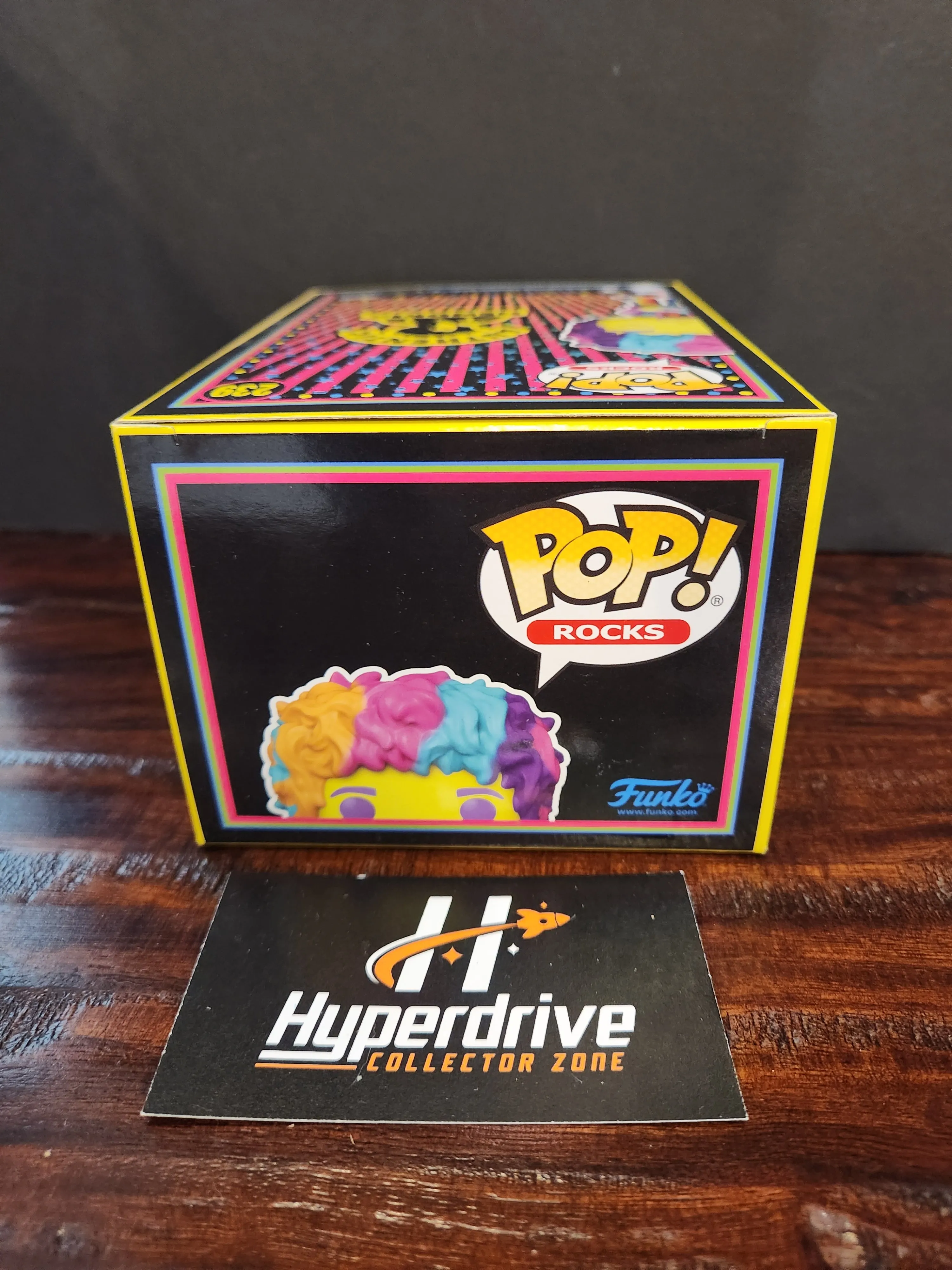 Jimi Hendrix Blacklight Funko PoP! Vinyl Figure NYCC / Festival of Fun Exclusive
