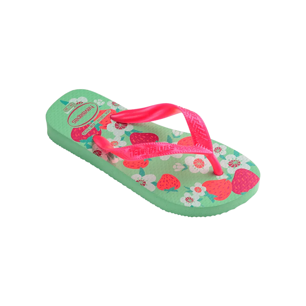 Kids Flores Flip Flops