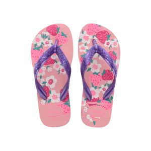 Kids Flores Flip Flops