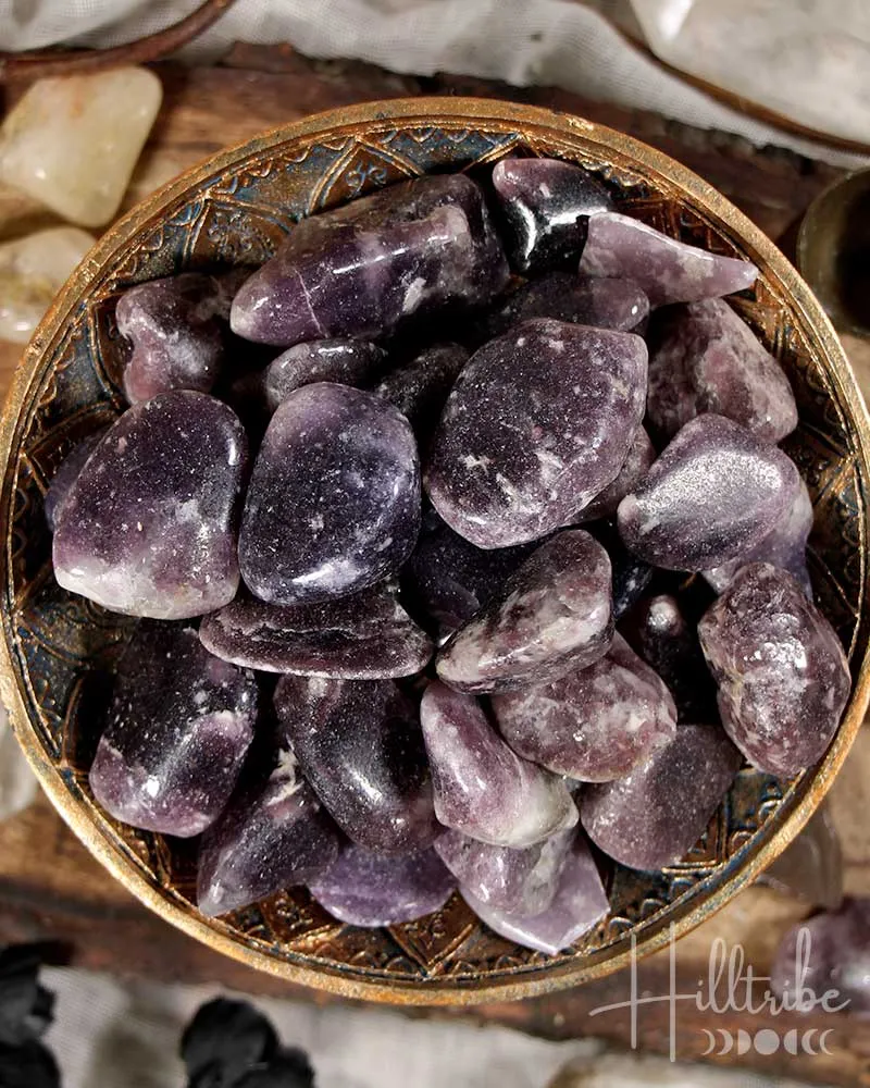 Lepidolite Tumbled