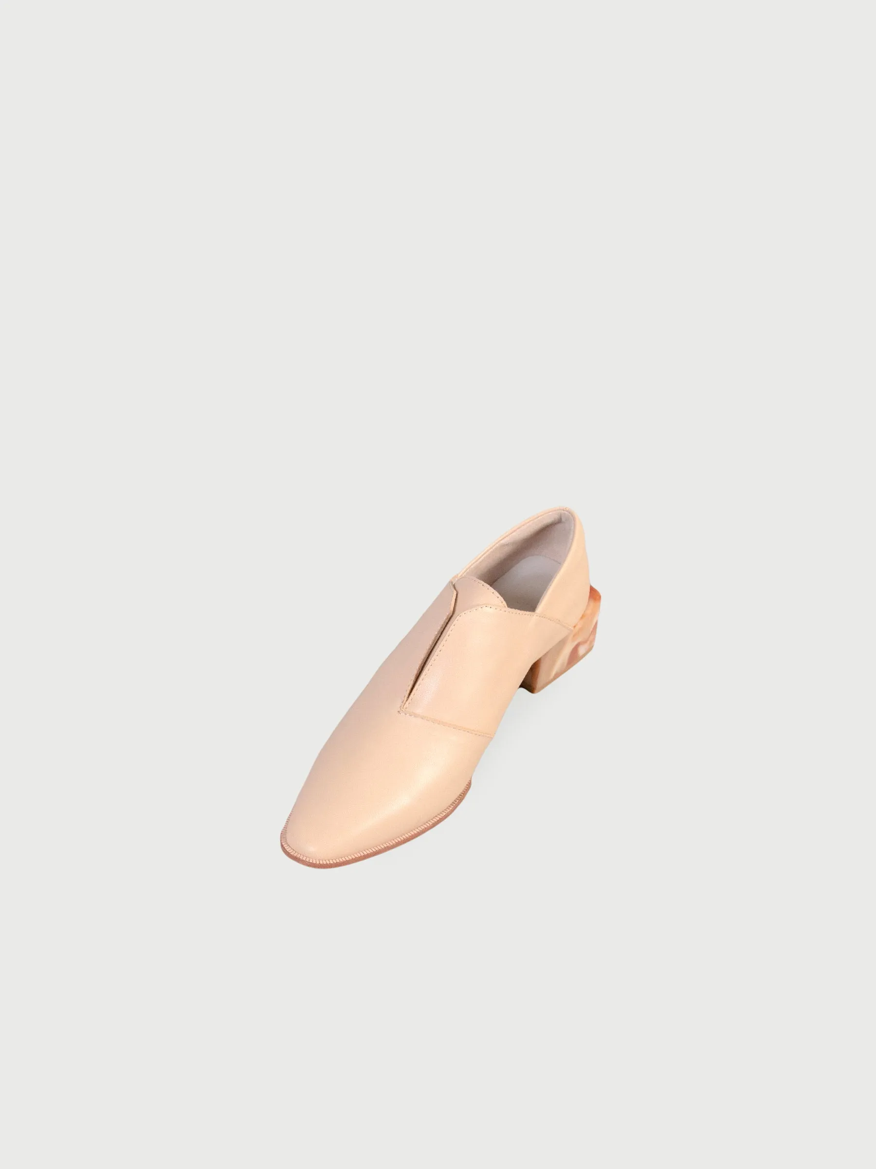 Marble-Heel Loafers