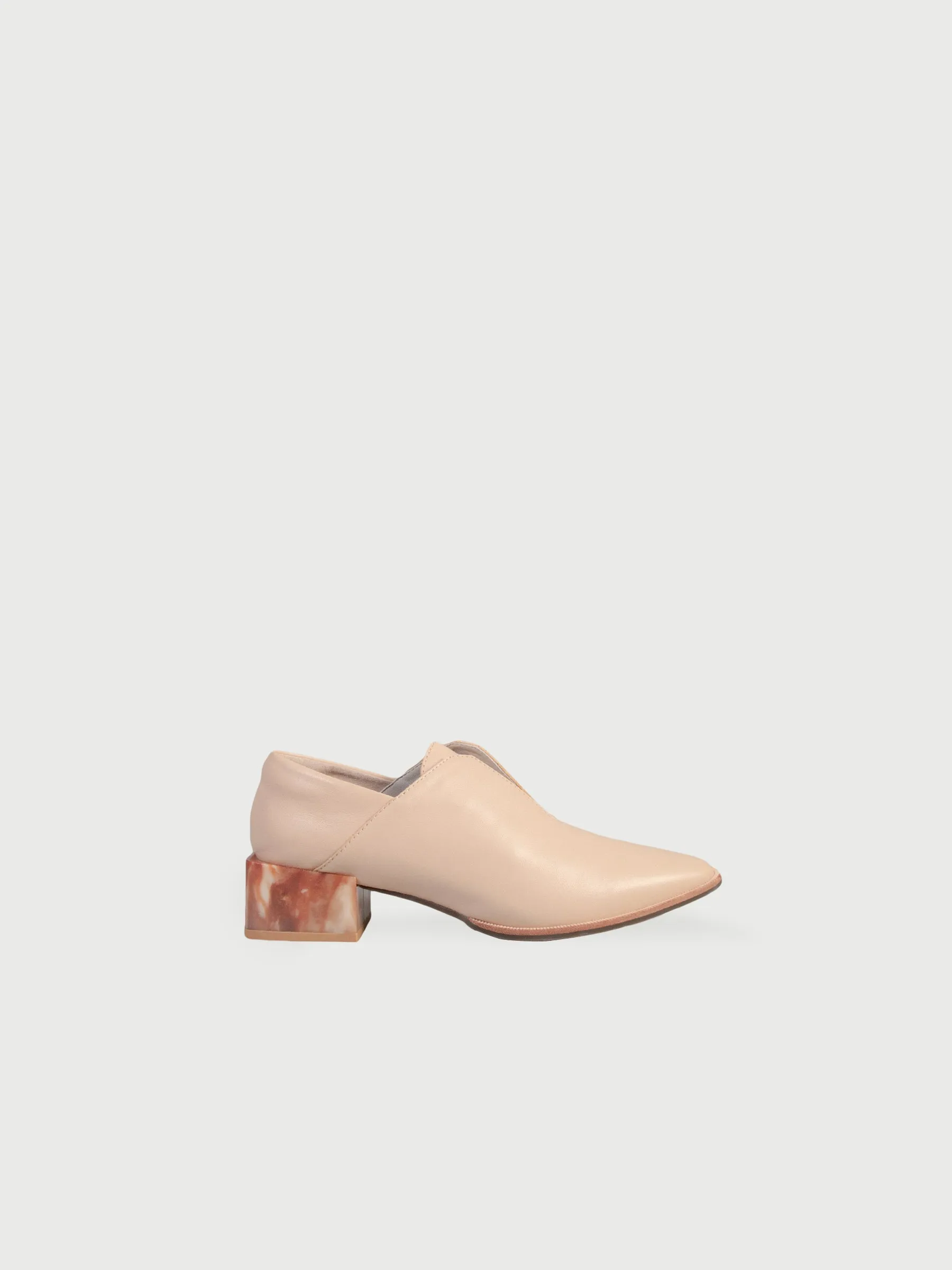 Marble-Heel Loafers