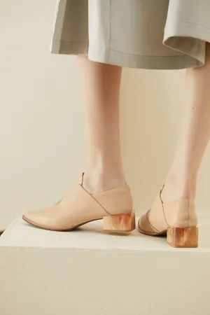 Marble-Heel Loafers