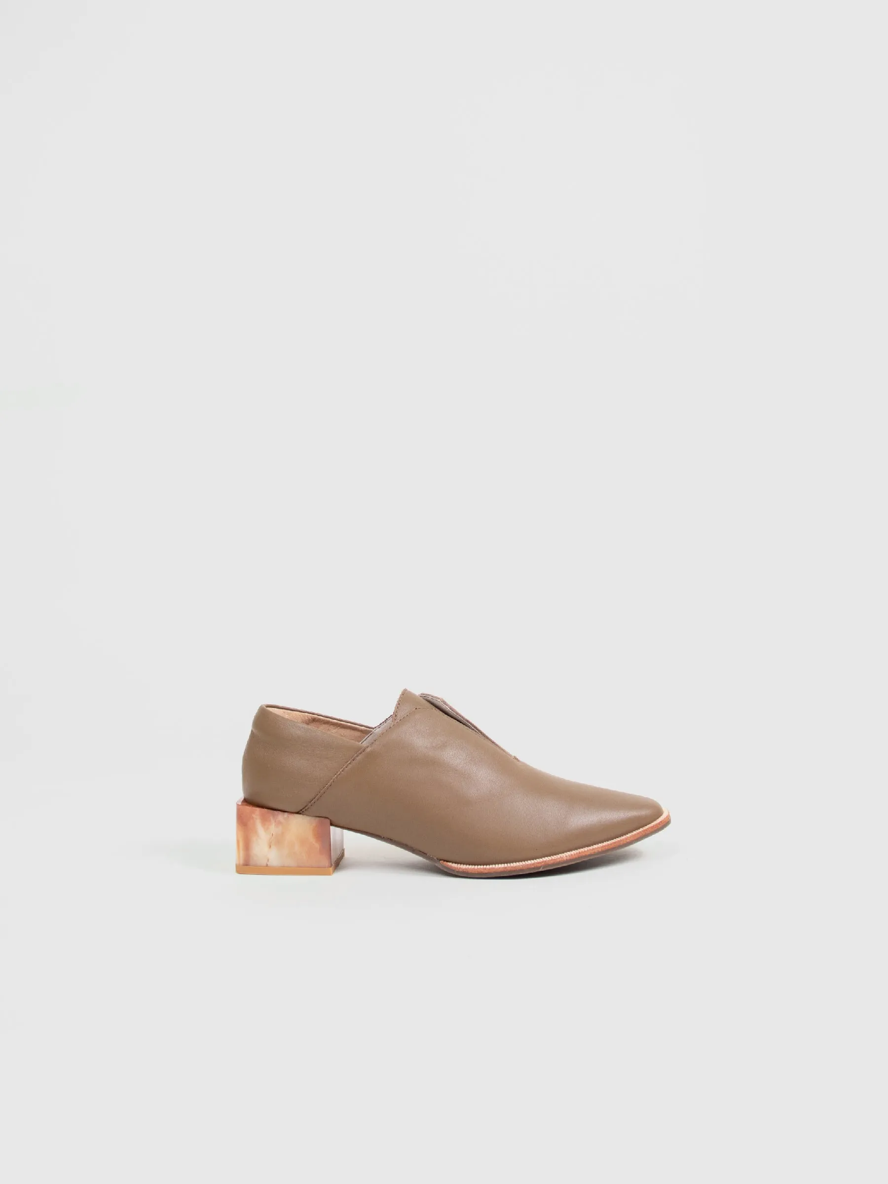 Marble-Heel Loafers