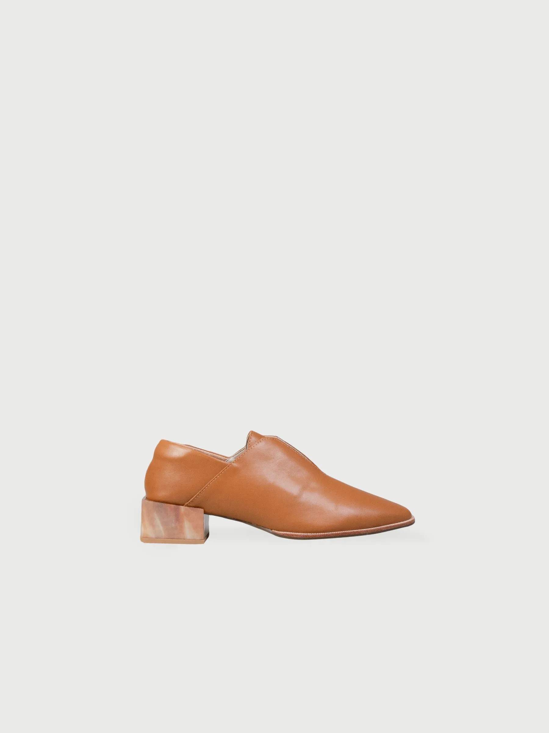 Marble-Heel Loafers