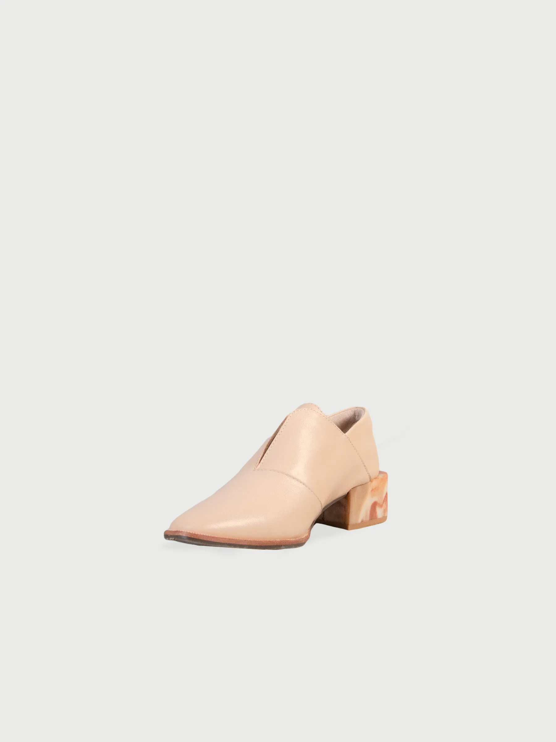 Marble-Heel Loafers