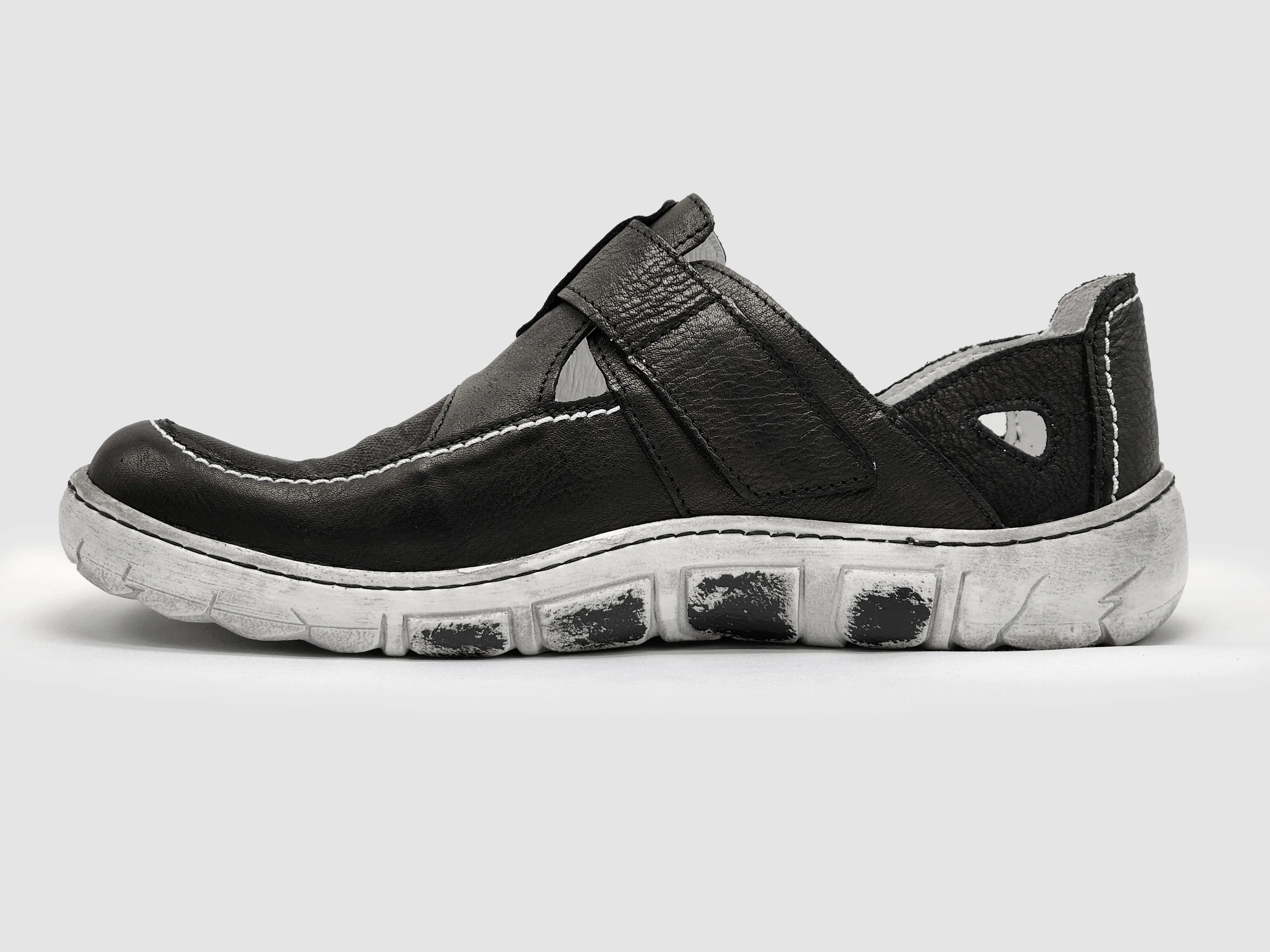 Men's Original Leather Sandals - Black