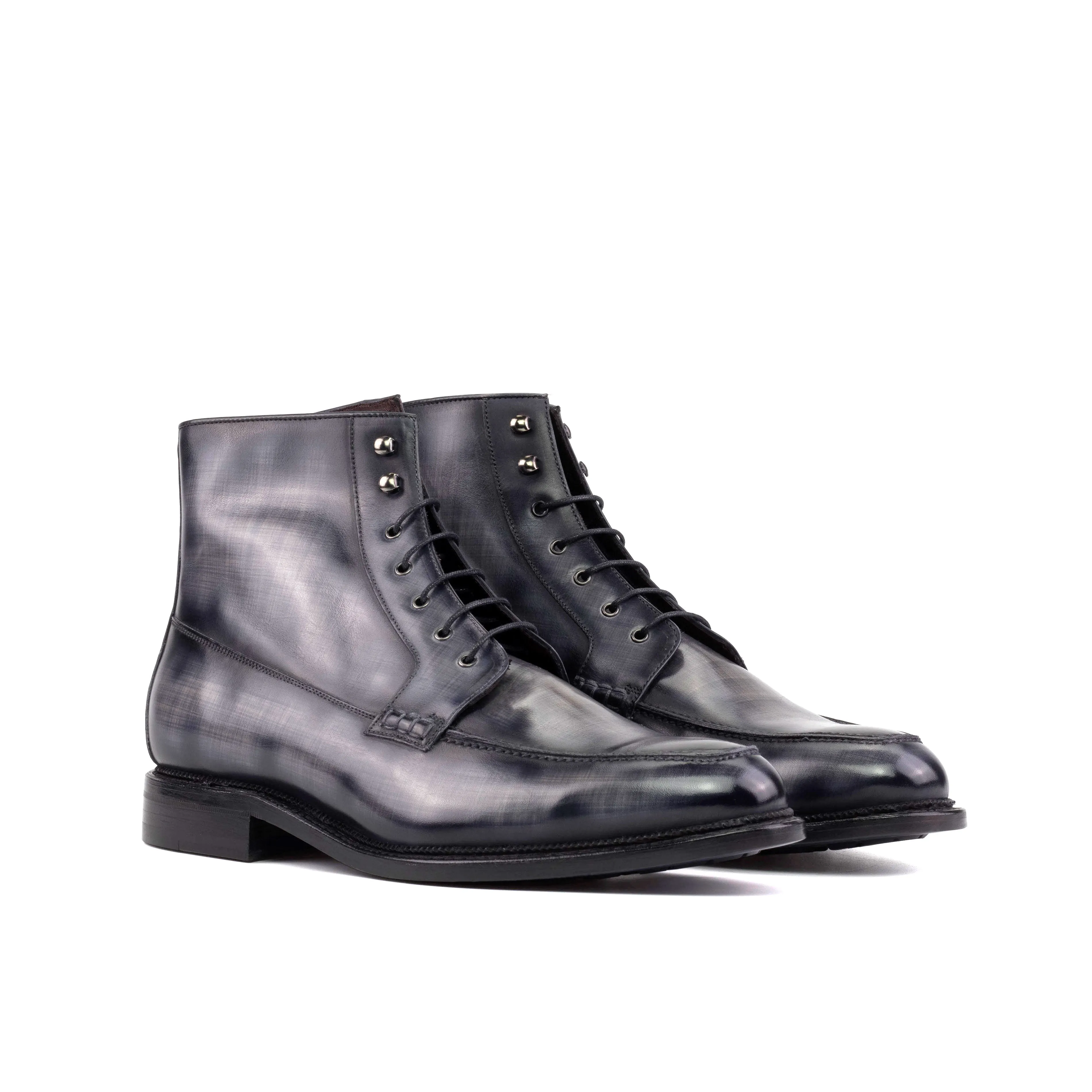 MOCTOE BOOTS GREY PATINA (TRADITIONAL-Z1)