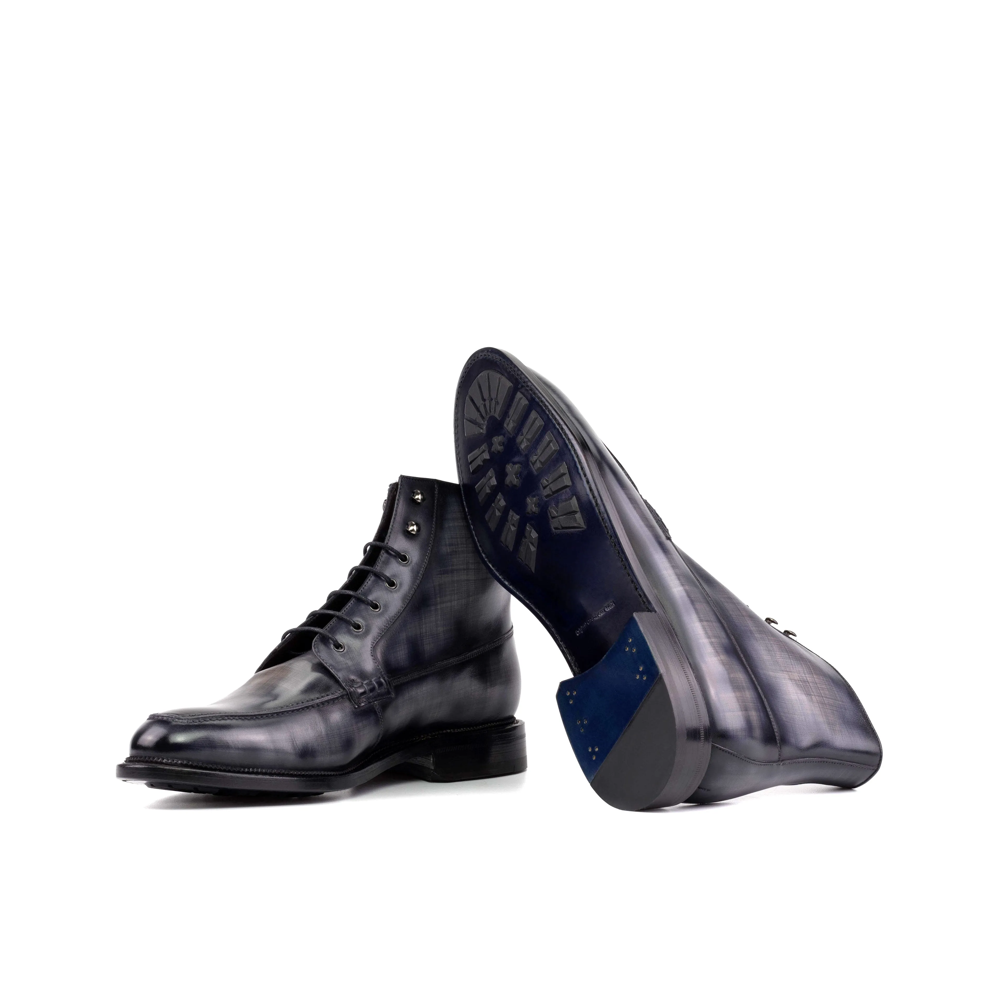 MOCTOE BOOTS GREY PATINA (TRADITIONAL-Z1)