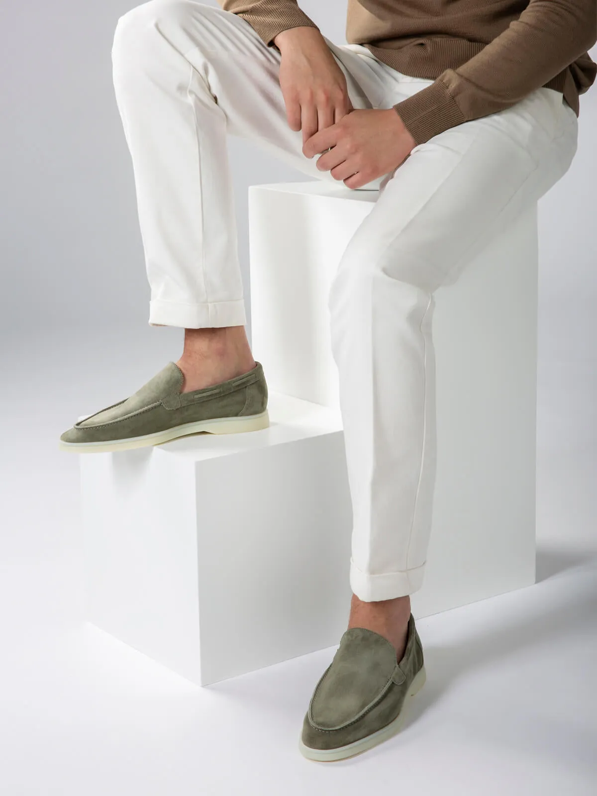 Pistache Yacht Loafers