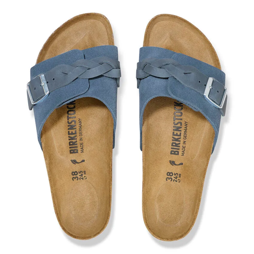 PULA OITA BRAIDED SUEDE LEATHER | ELEMENTARY BLUE