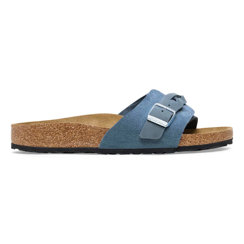 PULA OITA BRAIDED SUEDE LEATHER | ELEMENTARY BLUE