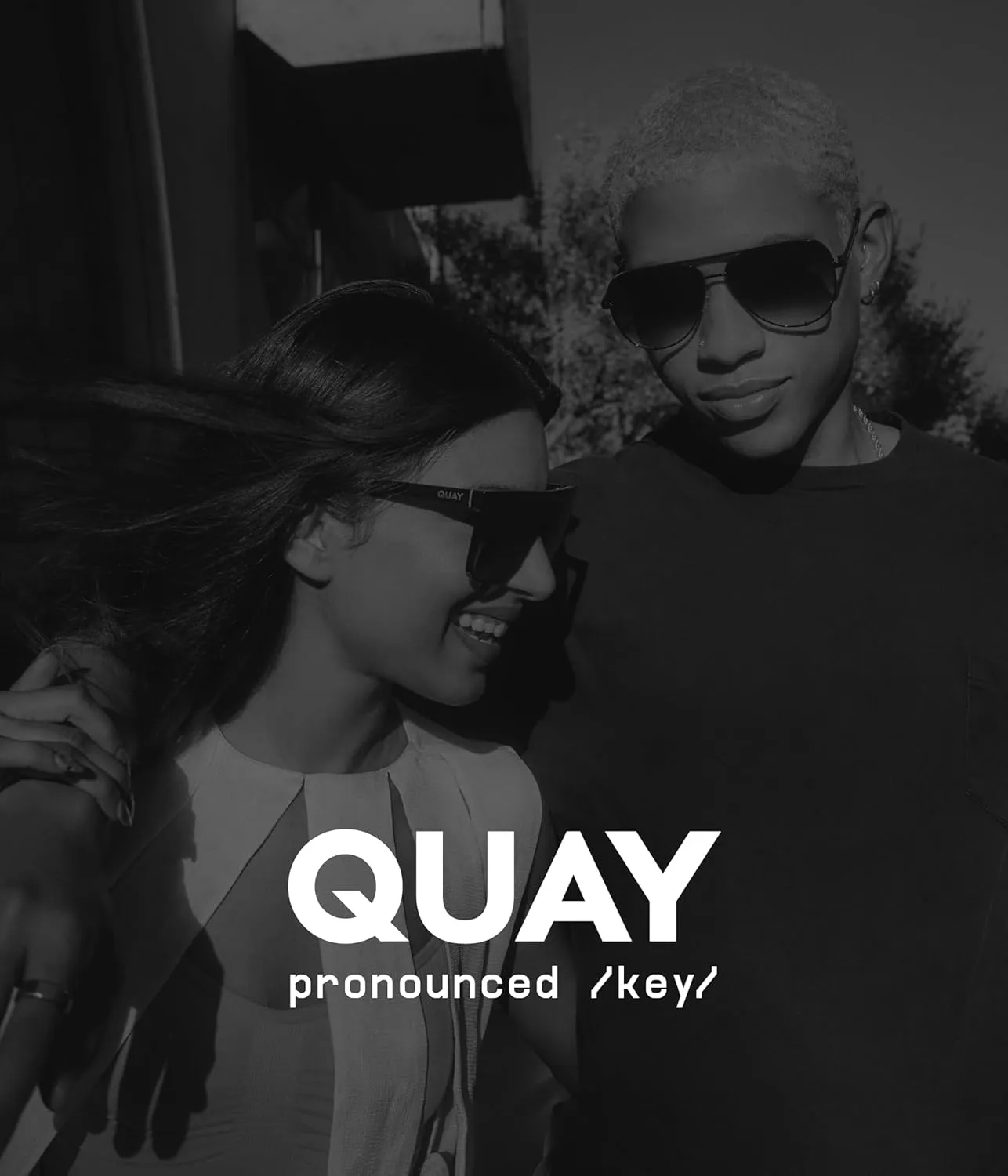 Quay - Mens Sunglasses, Polarized Square Lenses with UV Protection, Oversized Sunglasses (Let It Run)