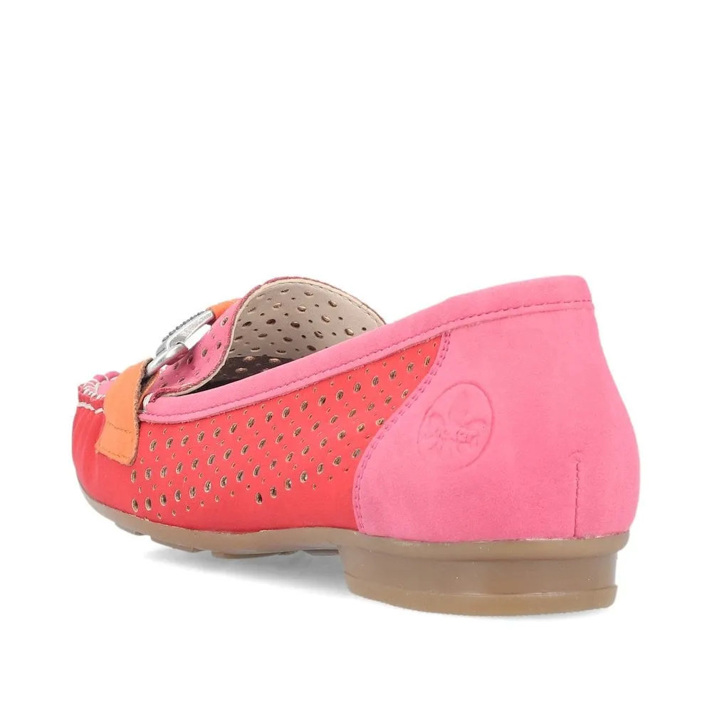 Rieker 40065 Ladies Shoes Red