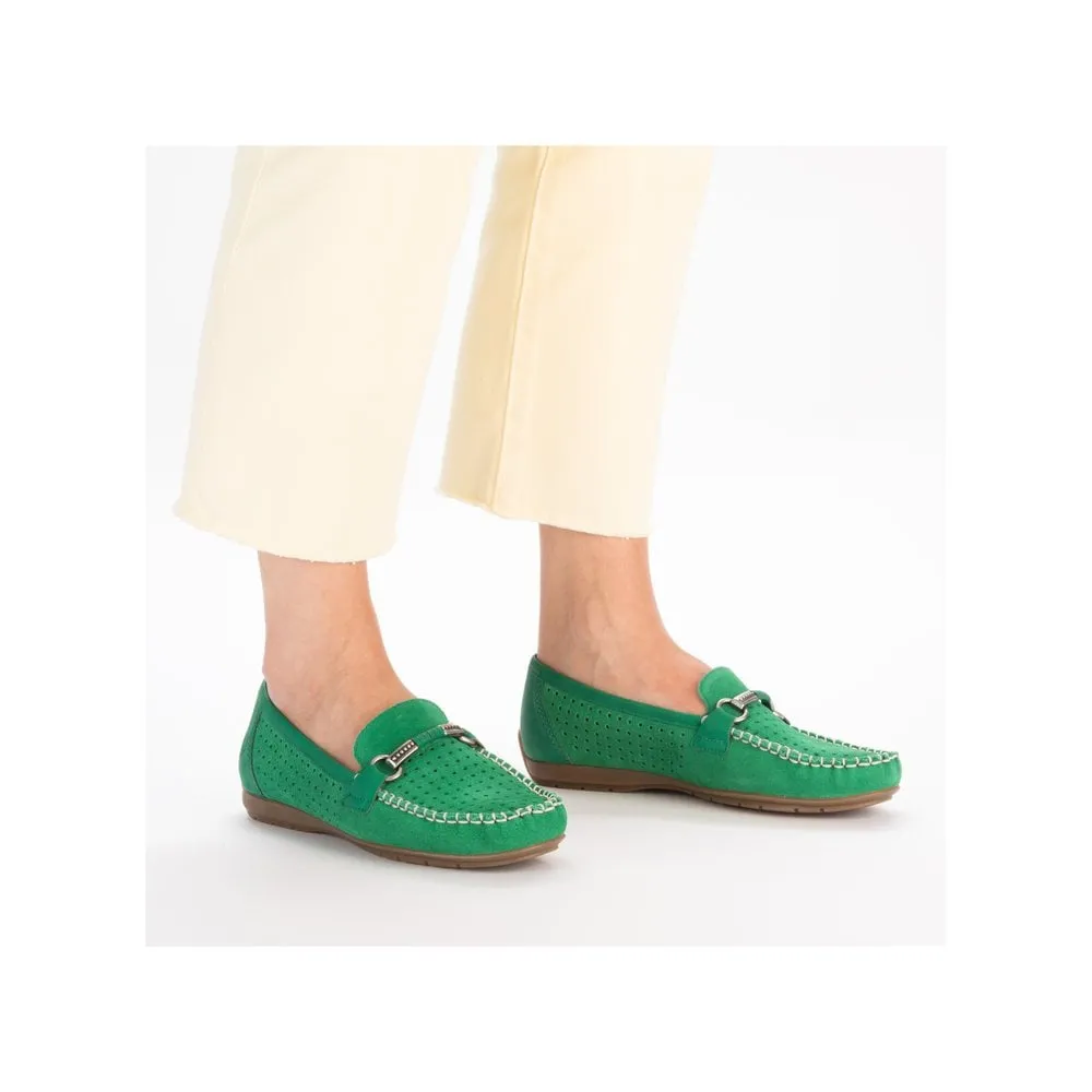 Rieker 40253 Ladies Shoes Green