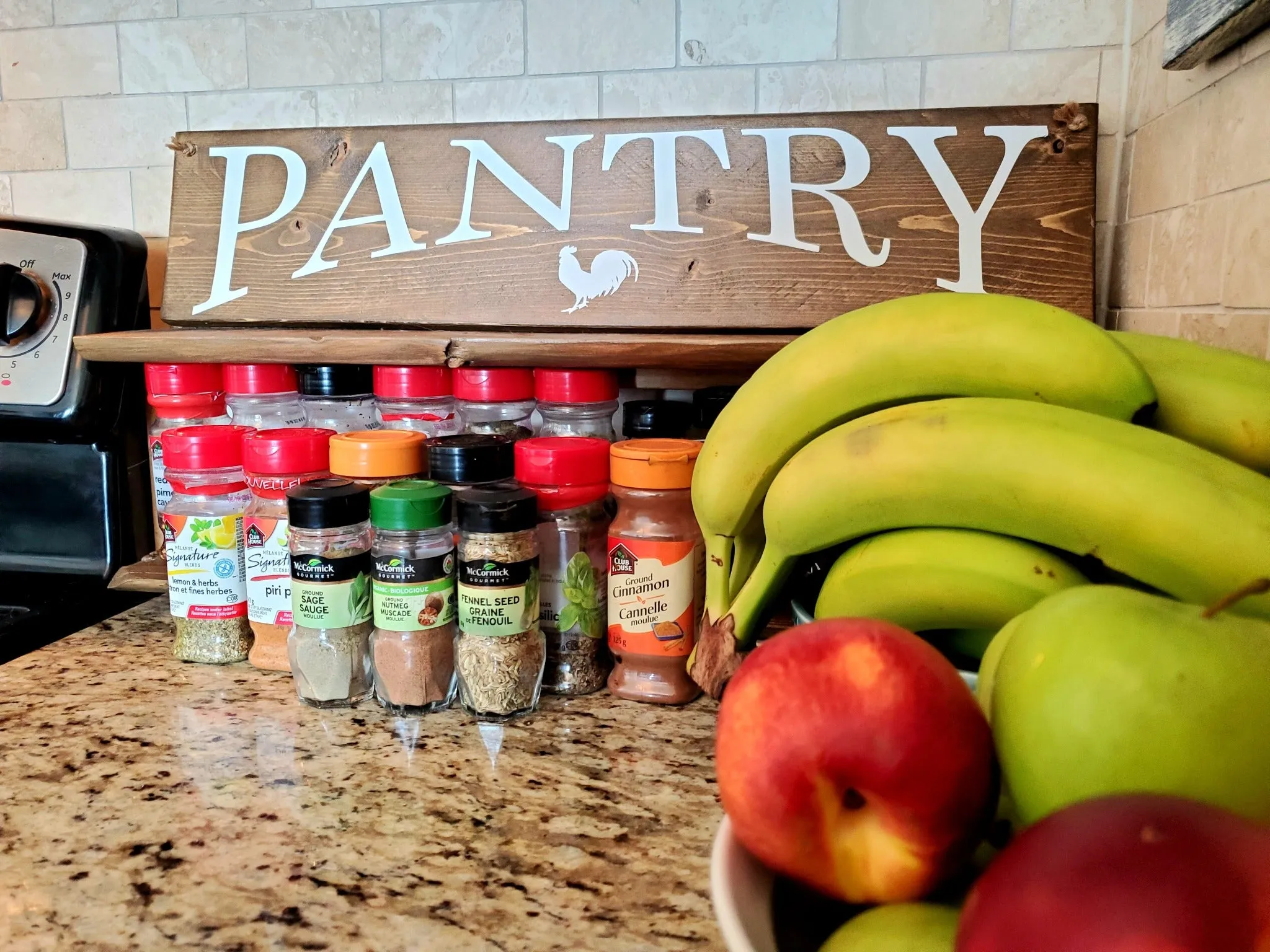 Rustic Wood Pantry Sign - Perfect for Home Decor and Kitchen Organization