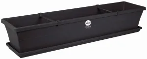 Sebor Sill Planter - Charcoal