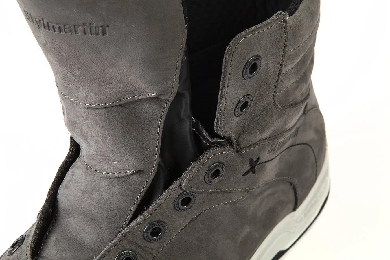 Stylmartin Smoke WP Sneaker Motorcycle Boots in Grey