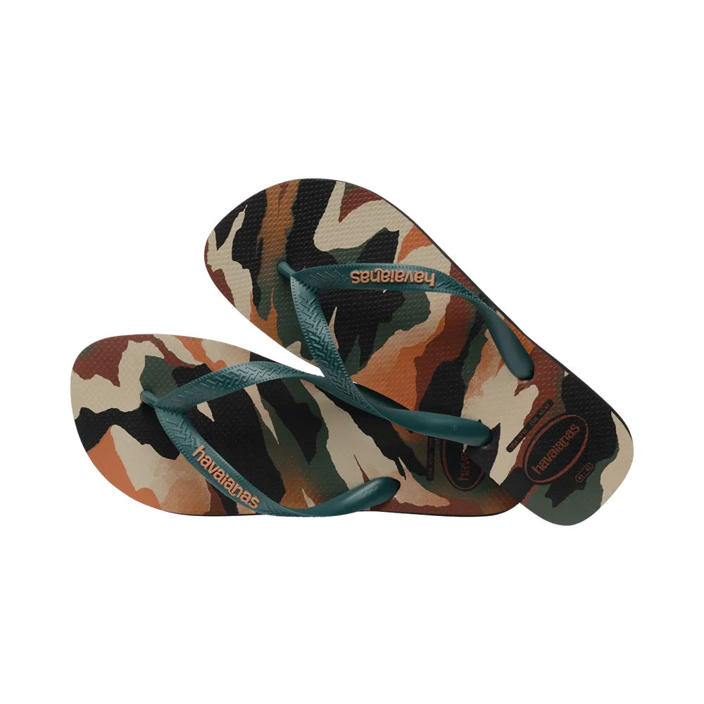 Top Camu Flip Flops
