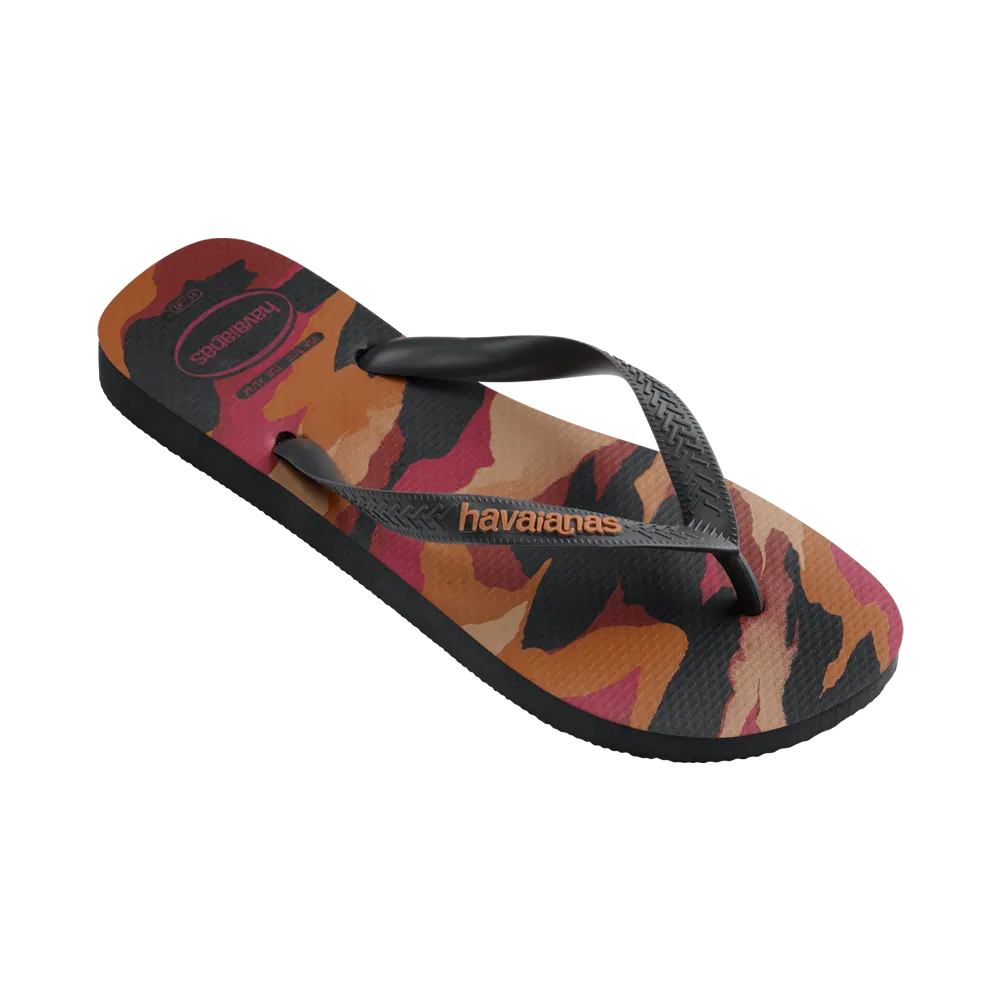 Top Camu Flip Flops