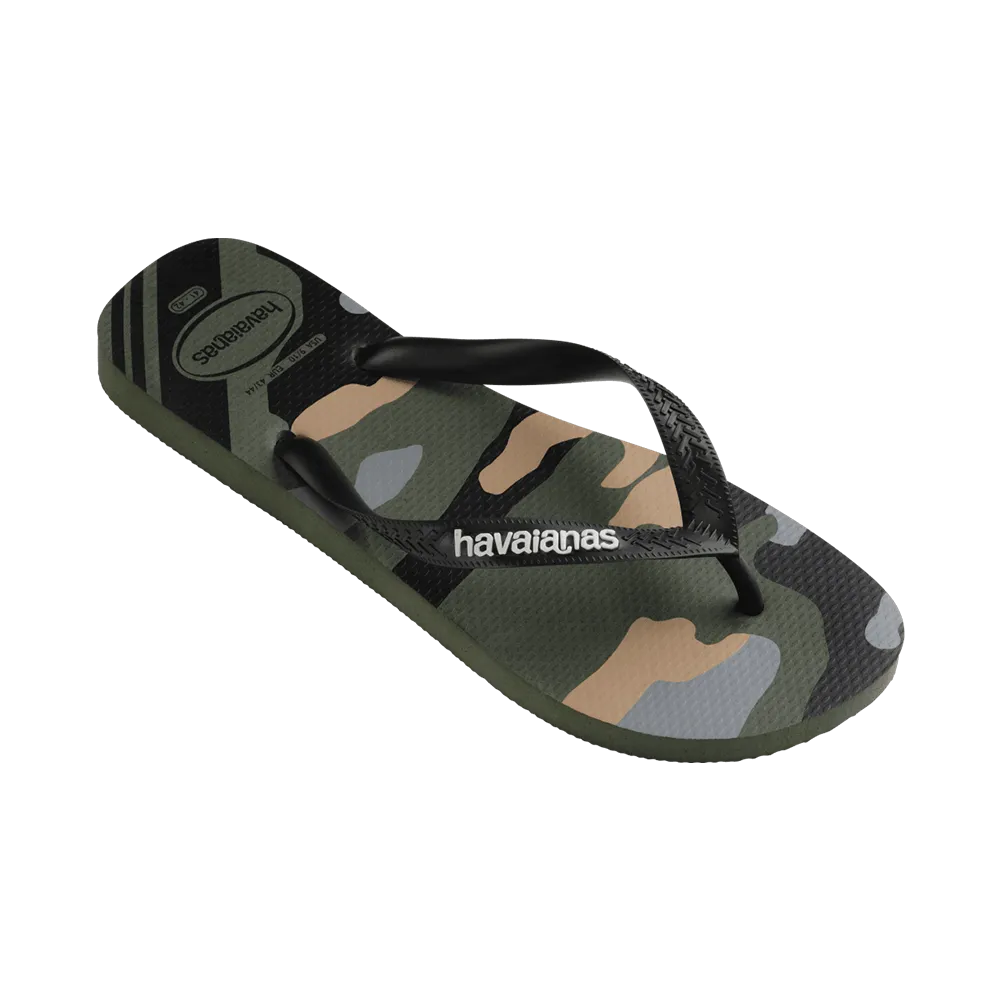 Top Camu Flip Flops
