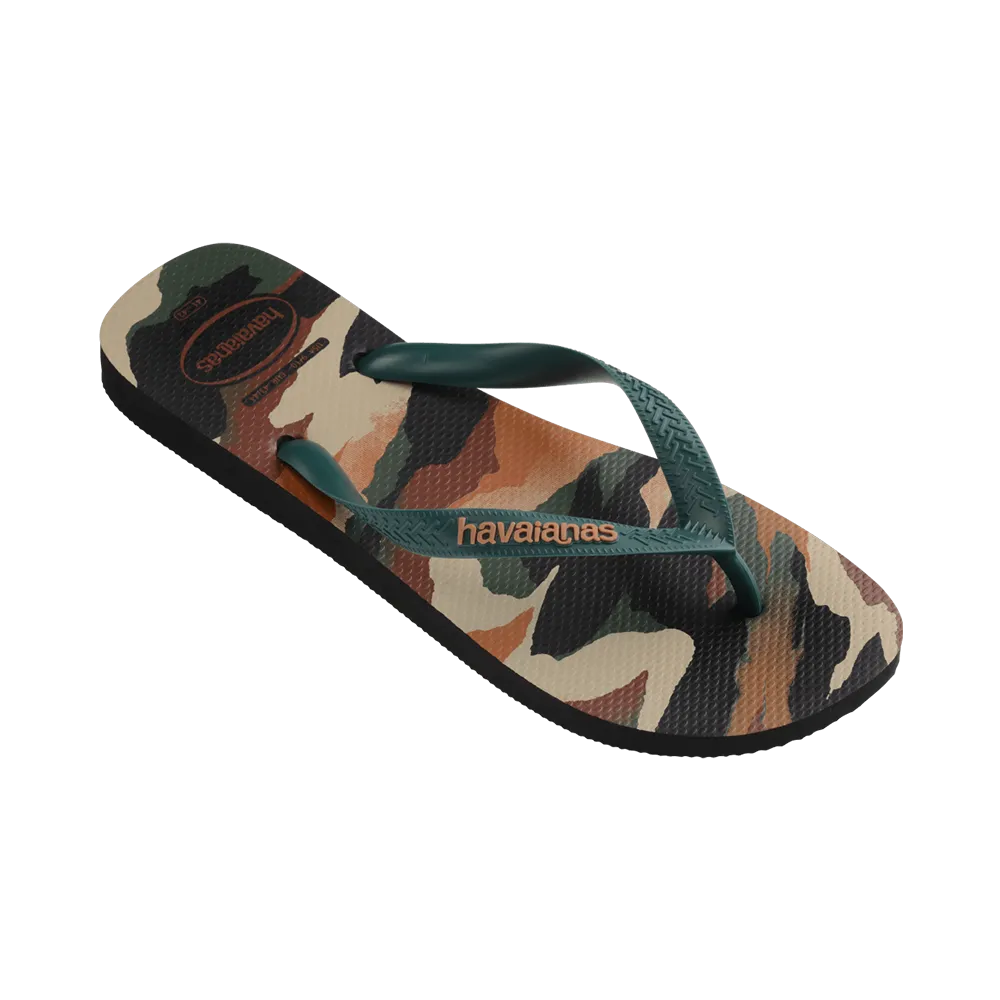 Top Camu Flip Flops