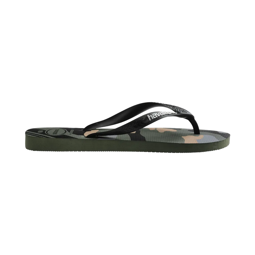 Top Camu Flip Flops