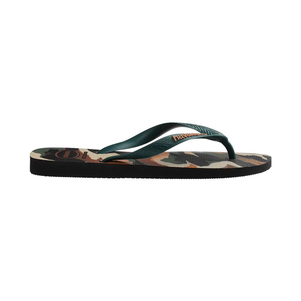 Top Camu Flip Flops