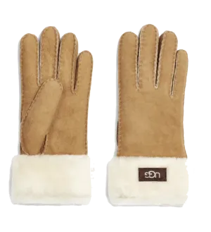 UGG CUFF GLOVE CHESTNUT