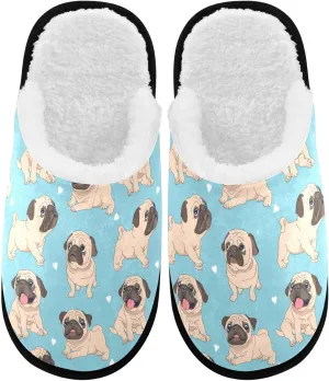visesunny Women's Cozy Fuzzy Plush Fleece Slippers Soft Memory Foam Ladies House Shoes Warm Bedroom Flat Shoes Unisex Indoor Outdoor