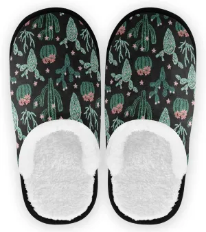 visesunny Women's Cozy Fuzzy Plush Fleece Slippers Soft Memory Foam Ladies House Shoes Warm Bedroom Flat Shoes Unisex Indoor Outdoor