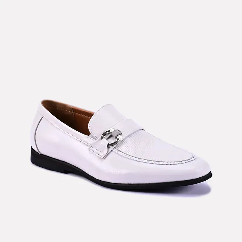 Winslow White Loafer Dress Shoes 0111237